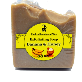 Banana honey exfoliating soap