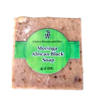 Moringa Raw African Black Soap