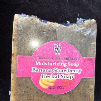 Banana Strawberry Herbal Soap